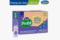 Sữa chua uống Probi hương việt quất lọ 130ml – lốc 4 lọ