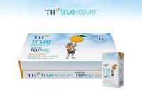 Sữa chua uống TH Topkid cam hộp 110ml – vỉ 4 hộp