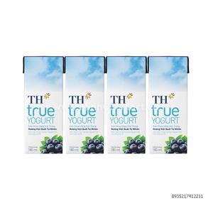 Sữa chua uống TH True Milk hương việt quất 180ml