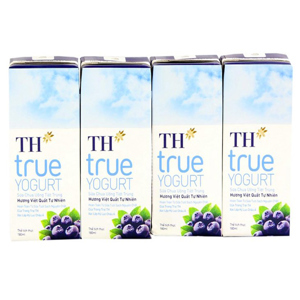 Sữa chua uống TH True Yogurt 180ml - Vỉ 4 hộp