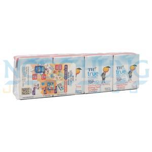 Sữa chua uống TH true Yogurt Topkid hương cam vỉ 4 hộp 110ml