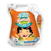 Sữa chua uống tiệt trùng hương cam Kun túi 110ml