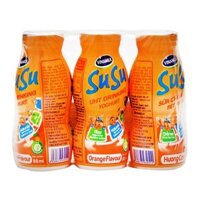 Sữa Chua Uống Tiệt Trùng Hương Cam Su Su Vinamilk Lốc 6 Chai x 80ml