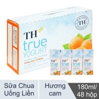 Sữa Chua Uống Tiệt Trùng TH True Yogurt milk Hương Cam, Dâu, Việt Quất 180ml