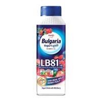 Sữa Chua Uống Vị Quả Mọng, Bulgaria Yogurt LB81, Yogurt Drink with Wild Berry (150ml) - MEIJI