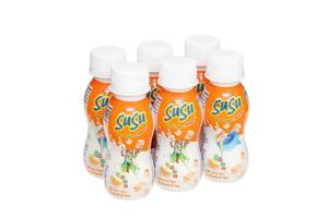 Sữa chua uống Vinamilk Susu hương Cam 80ml (6 chai)