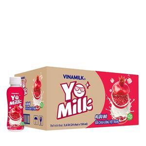 Sữa chua uống Vinamilk - Thùng 24 chai 150ml