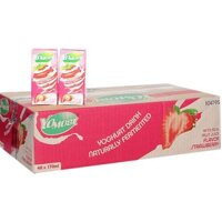 Sữa chua uống Yomost vị Dâu hộp 170ml (thùng 48 hộp)( giá trừ khuyến mãi)