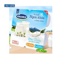 Sữa chua Vinamilk có đường - lốc 4 hộp