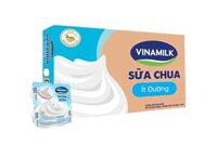 Sữa chua Vinamilk ít đường hộp 100g – vỉ 4 hộp