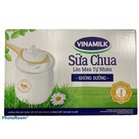 Sữa chua Vinamilk không đường - Thùng 48 hộp x 100g