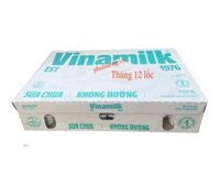 Sữa chua Vinamilk không đường - thùng