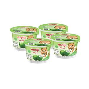 Sữa chua với thạch dừa hiệu Meiji 90g x 4 hộp