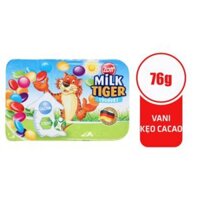 Sữa chua Zott Milk Tiger hương vani kèm kẹo cacao 76g