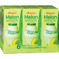 Sữa chuối/ dâu/ dưa lưới Binggrae lốc 6 hộp x 200ml