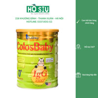 Sữa ColosBaby Gold 0+ dgiúp bổ sung kháng thể IgG tự nhiên từ sữa non nhập khẩu từ Mỹ dành riêng cho trẻ từ 0 đến 12 thá