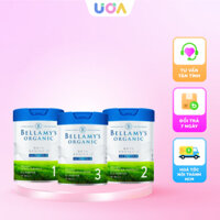 Sữa công thức Bellamy's Organics A2 đủ số 1, 2, 3 lon 800gr cho bé