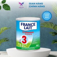 Sữa công thức Francelait 3 của Pháp, dành cho trẻ 1 tuổi trở nên, hỗ trợ tăng chiều cao,tiêu hóa.Trọng lượng 400g,900g