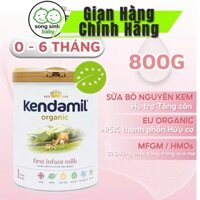Sữa Công Thức Hữu Cơ Kendamil Organic Chứa HMOs Số 1 (800g) - Sữa Bột Nguyên Kem dinh dưỡng tối ưu