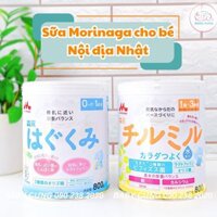 Sữa Công Thức Morinaga Số 0 (0-1) & Số 9 (1-3) Nội Địa Nhật – Hộp 800g dành cho trẻ sơ sinh