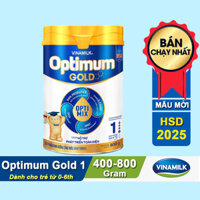 Sữa công thức Optimum Gold 1 - Sữa bột Vinamilk giúp trẻ Tăng cân, chiều cao, tiêu hóa, phát triển não bộ.