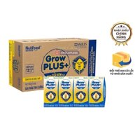 Sữa công thức pha sẵn Nutifood Grow Plus+ (phát triển chiều cao, tăng cường hệ miễn dịch và tiêu hóa) - Thụy Điển - Hộp 110ml - Từ 2y (thùng 48 hộp)