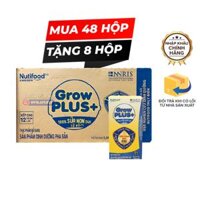 Sữa công thức pha sẵn Nutifood Grow Plus+ (phát triển não bộ) - Thụy Điển - Hộp 110ml - Từ 1y (Thùng 48 tặng 8 hộp)