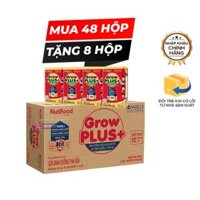 Sữa công thức pha sẵn Nutifood Grow Plus+ (Dành cho trẻ SDD và thấp còi) - Thụy Điển - Hộp 110ml - Từ 1y (thùng 48 tặng 8 hộp)