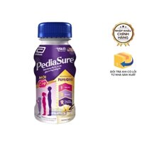 Sữa công thức pha sẵn Pediasure Mỹ vị vani (ít ngọt) - Chai 237ml - Từ 1 - 10y (Abbott)