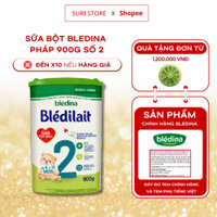 Sữa công thức số 2 Bledilait nhập khẩu Pháp 900g giúp bé tăng cân, phát triển chiều cao và trí não