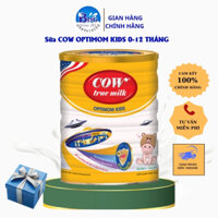 Sữa Cow True Milk Optimom Kids 900g (0-12 THÁNG) - Giúp Bé Ăn Ngon, Hấp Thu Tốt, Bé Tiêu Hóa Tốt và Không Táo Bón