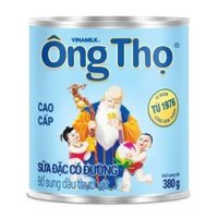 Sữa Đặc Có Đường Ông Thọ nhãn xanh hộp thiếc 380gam