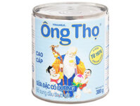 Sữa đặc có đường Ông Thọ Trắng nhãn xanh lon 380g