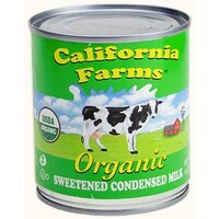 Sữa đặc hữu cơ có đường 397G @Hàng-Mỹ CALIFORNIA-FARMS SANTINI Organic-Sweetend-Condensed-Milk-Full-Cream-USDA-14oz