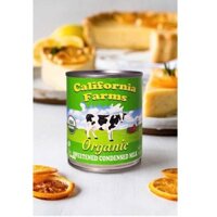 Sữa đặc hữu cơ có đường (Organic sweetened condensed milk) - California Farms