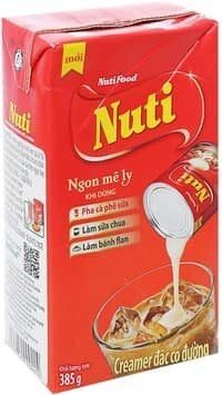 SỮA ĐẶC NUTI ĐỎ HỘP GIẤY 385G