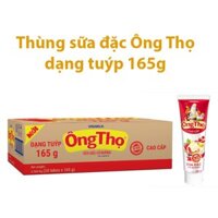 [SỮA ĐẶC ÔNG THỌ] Thùng sữa đặc có đường Ông Thọ dạng tuýp 165g - SIÊU TIỆN LỢI, DỄ SỬ D