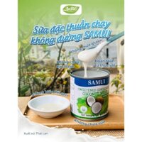 Sữa đặc thuần chay không đường sugar free Samui Thái Lan hũ 320gr