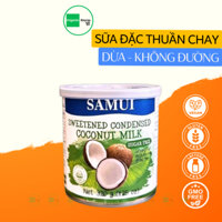 Sữa đặc thuần chay không đường từ dừa SAMUI 320gr sweetened Condensed coconut milk sugar free - Organic Stores