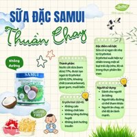 Sữa đặc thuần chay SAMUI (Không đường - 320g)