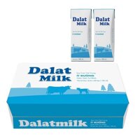 Sữa Dalatmilk ít đường hộp 180ml thùng 48 hộp