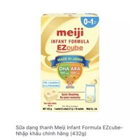 Sữa dạng thanh Meiji Infant Formula Ezcube 432g cho trẻ 0-1Y