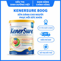 Sữa dành cho người cao tuổi phục hồi sức khỏe - KenerSure 800G [Hàng chính hãng Medibest]