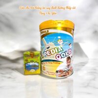 Sữa dành cho trẻ biếng ăn, suy dinh dưỡng - thấp còi Pisigold Pedia Gold lon 900g