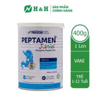 Sữa dành cho trẻ dị ứng đạm sữa bò, kém hấp thu PEPTAMEN JUNIOR (400g)