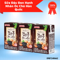 Sữa Đậu Đen Hạnh Nhân Óc Chó Hàn Quốc ( Thùng 24 hộp x 140ml ) sahmyook