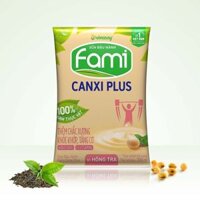 Sữa đậu nành bịch Fami Canxi Plus vị hồng trà 200ml - 31162