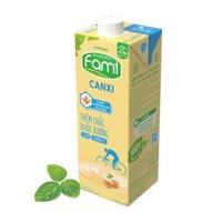 Sữa đậu nành canxi Fami hộp 1L