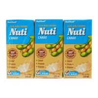 Sữa Đậu Nành Canxi Nuti NutiFood Lốc 6 Hộp x 200ml