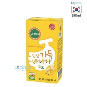 Sữa đậu nành chuối  Vegemil Pororo Hàn Quốc 190ml